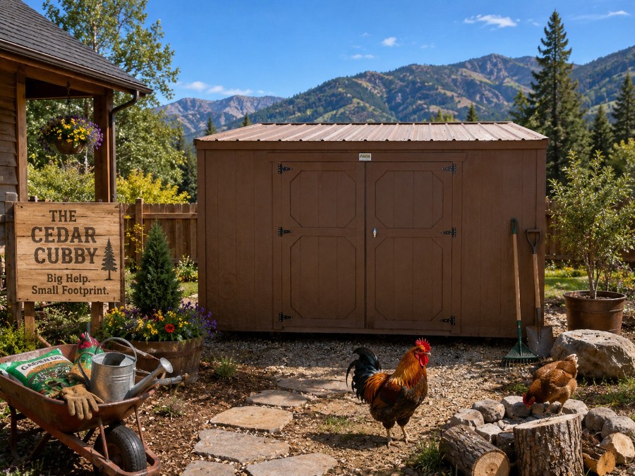 'The Cedar Cubby' 8x12 Studio Shed